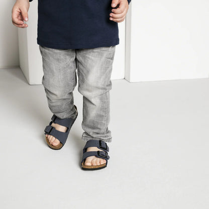 Birkenstock Kids Arizona Birkibuc - Navy