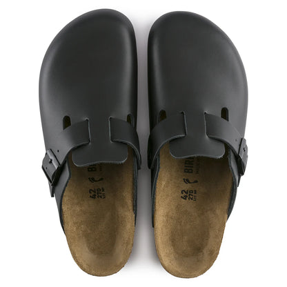 Birkenstock Boston Smooth Leather - Black