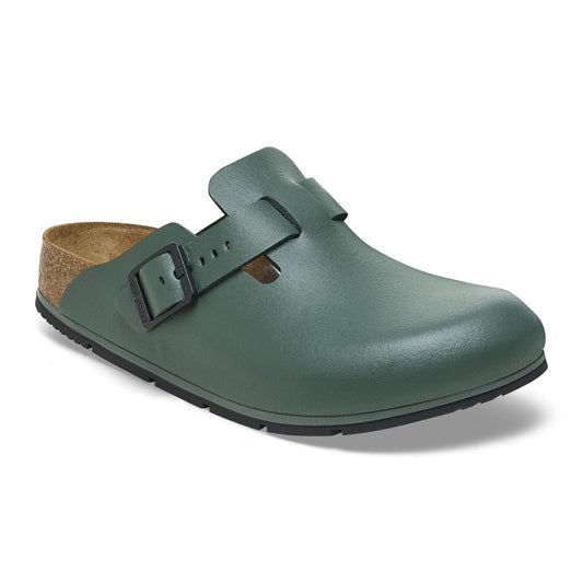 Birkenstock Boston Pro Smooth Leather - Thyme