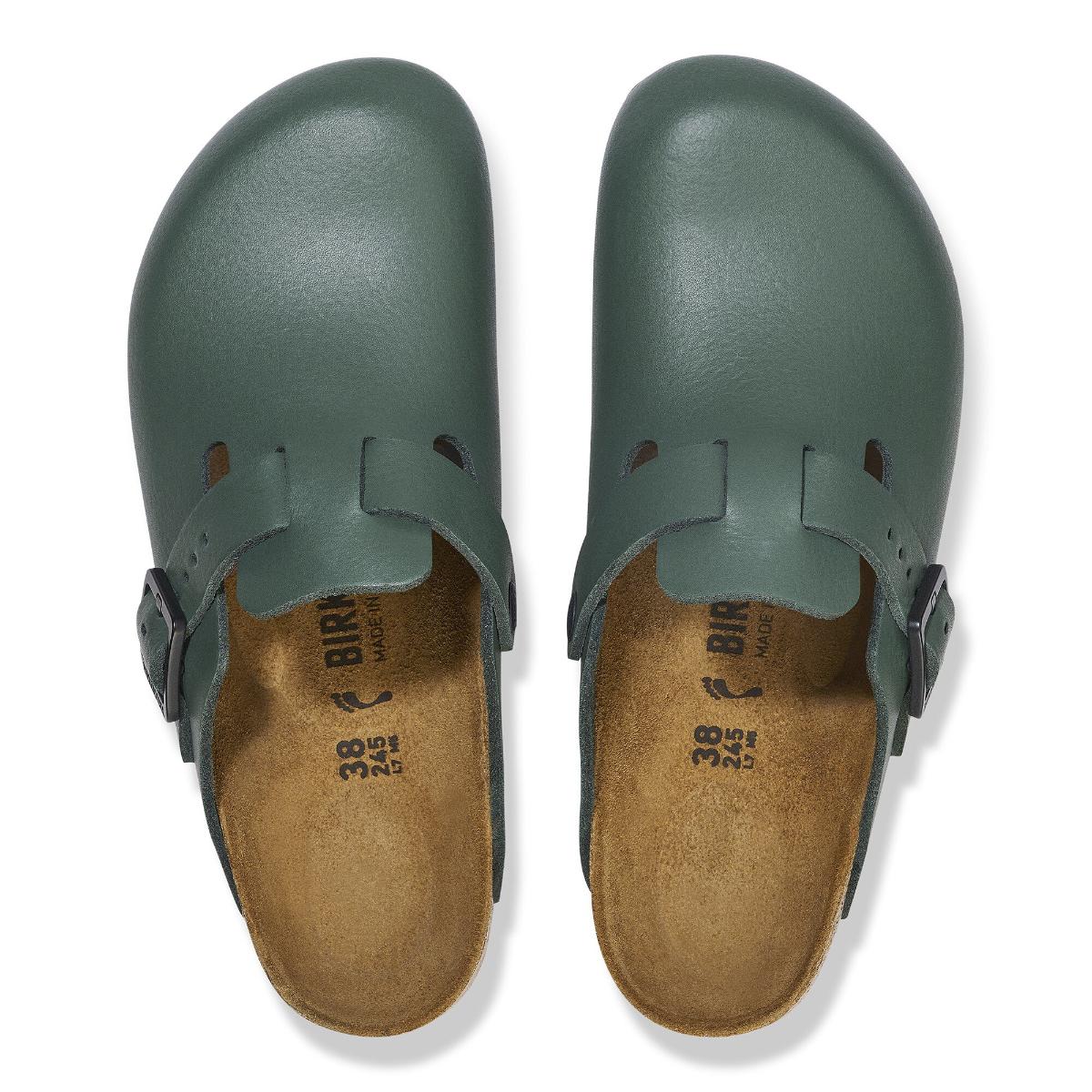 Birkenstock Boston Pro Smooth Leather - Thyme