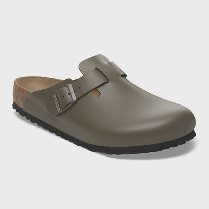 Birkenstock Boston Smooth Leather- Concrete Grey