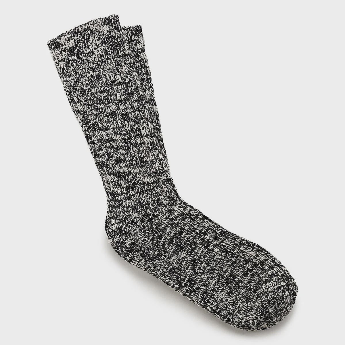 Birkenstock Mens Cotton Slub Socks - Black/Grey