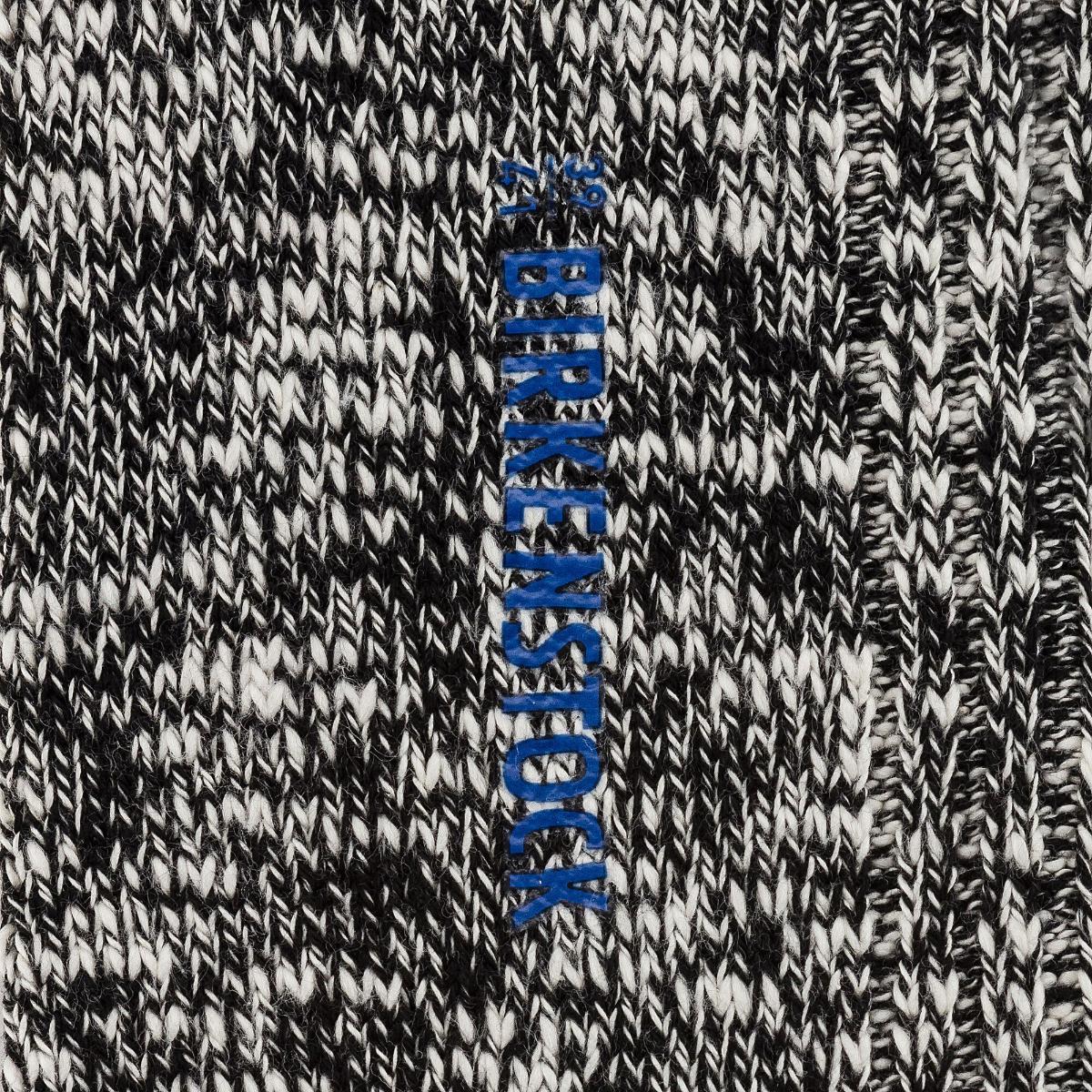 Birkenstock Mens Cotton Slub Socks - Black/Grey