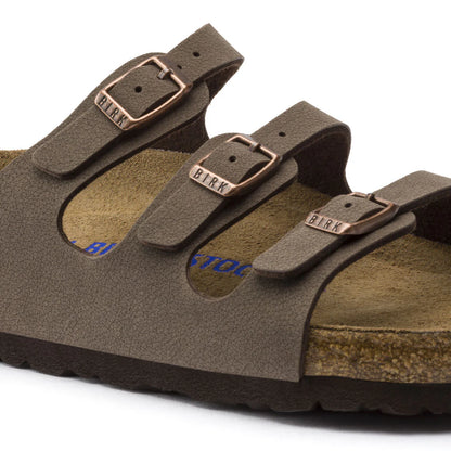 Birkenstock Florida  Soft Footbed Birkibuc - Mocha