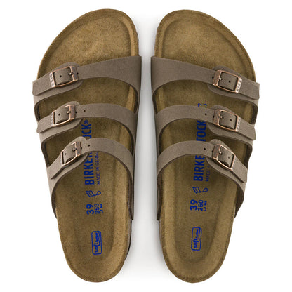 Birkenstock Florida  Soft Footbed Birkibuc - Mocha