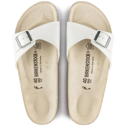 Birkenstock Madrid Birko-Flor - White