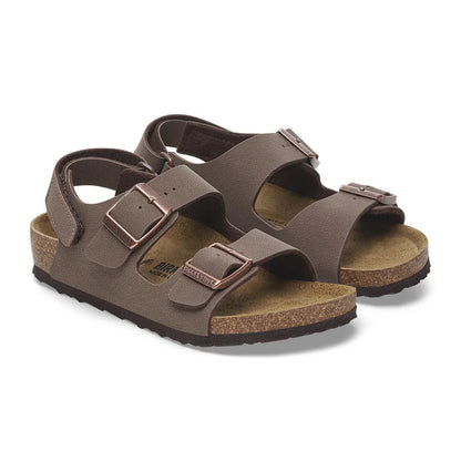 Birkenstock Kids Milano Birkibuc - Mocha