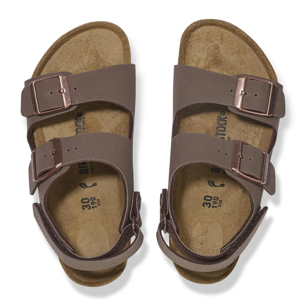 Birkenstock Kids Milano Birkibuc - Mocha