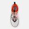 New Balance FuelCell CK10V6 Spike Cricket Shoe - White/Neo Flame