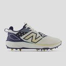 New Balance FuelCell CK10V6 Spike Cricket Shoe - White/Navy/Gold