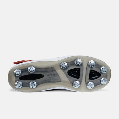 New Balance CK4040 V7 Cricket Shoes - White/Neo Flame
