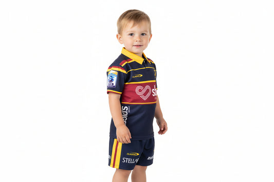 Classic Highlanders Super Rugby 2026 Infant Home Jersey & Shorts