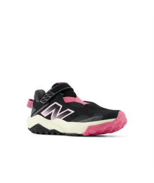 New Balance Little Kids Dynasoft Nitrel V6 Bungee Lace with Top Strap - Black/Pink