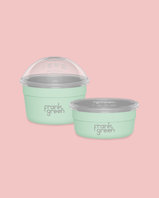 Frank Green Duo Pack Stainless Steel To Go Bowl- Mint Gelato