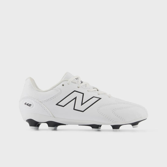 New Balance 442 Team Jnr FG V3 - White/Black