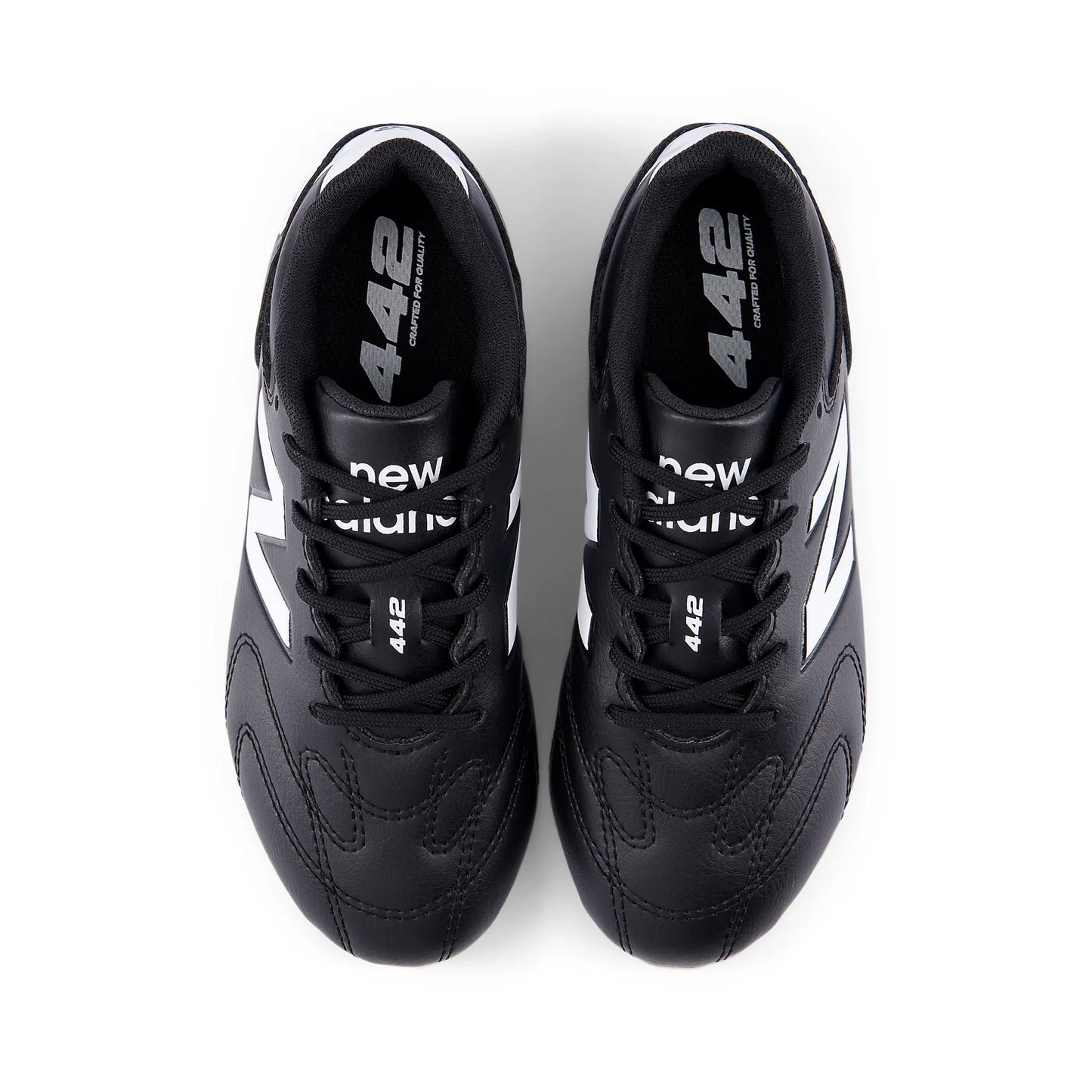New Balance 442 Team Jnr FG V3 - Black/White