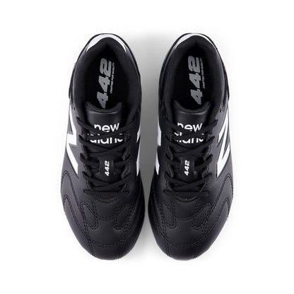 New Balance 442 Team Jnr FG V3 - Black/White