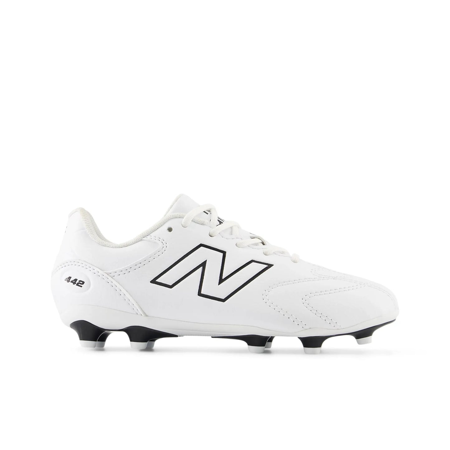 New Balance 442 Team Jnr FG V3 - White/Black