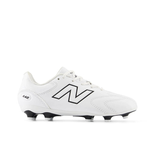 New Balance 442 Team Jnr FG V3 - White/Black