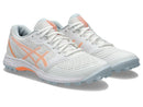 Asics Womens Field Ultimate FF Turf and Hockey Shoe - White/Bright Sunstone