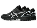 Asics Mens Field Ultimate FF Turf and Hockey Shoe - Black/White