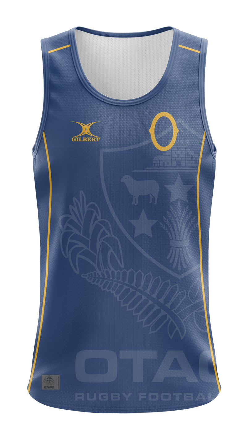 Gilbert Otago Rugby 24 Replica Training Singlet - Mens