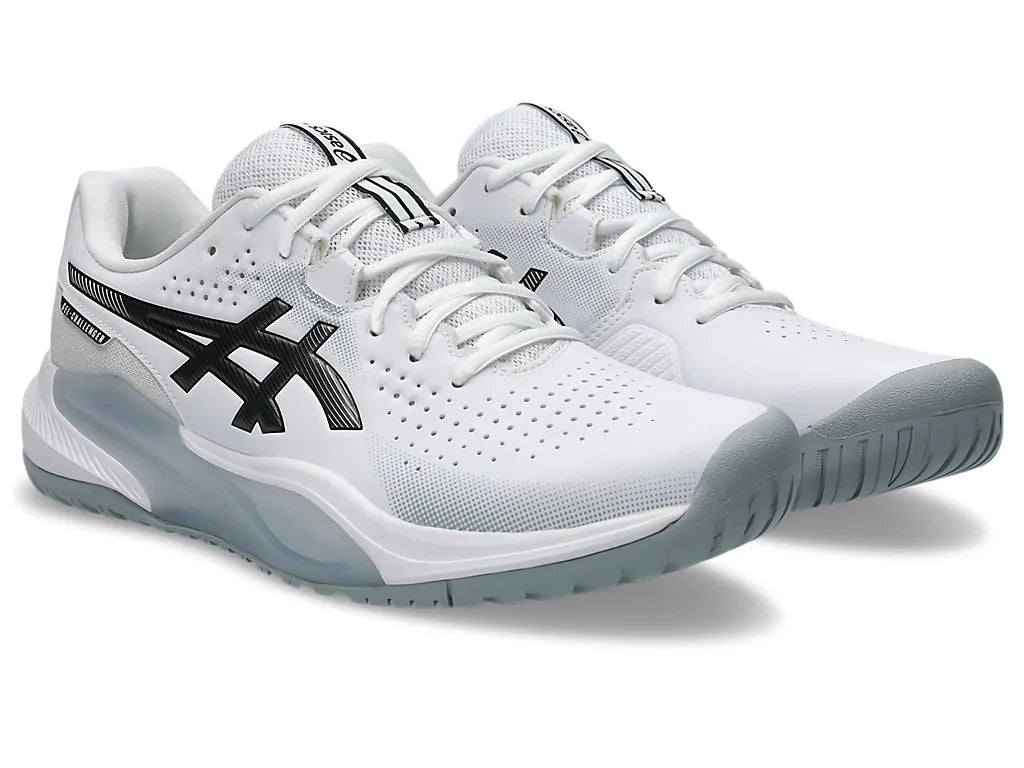 Asics Men's Gel Challenger 15 (Hardcourt) Tennis Shoe - White/Gunmetal