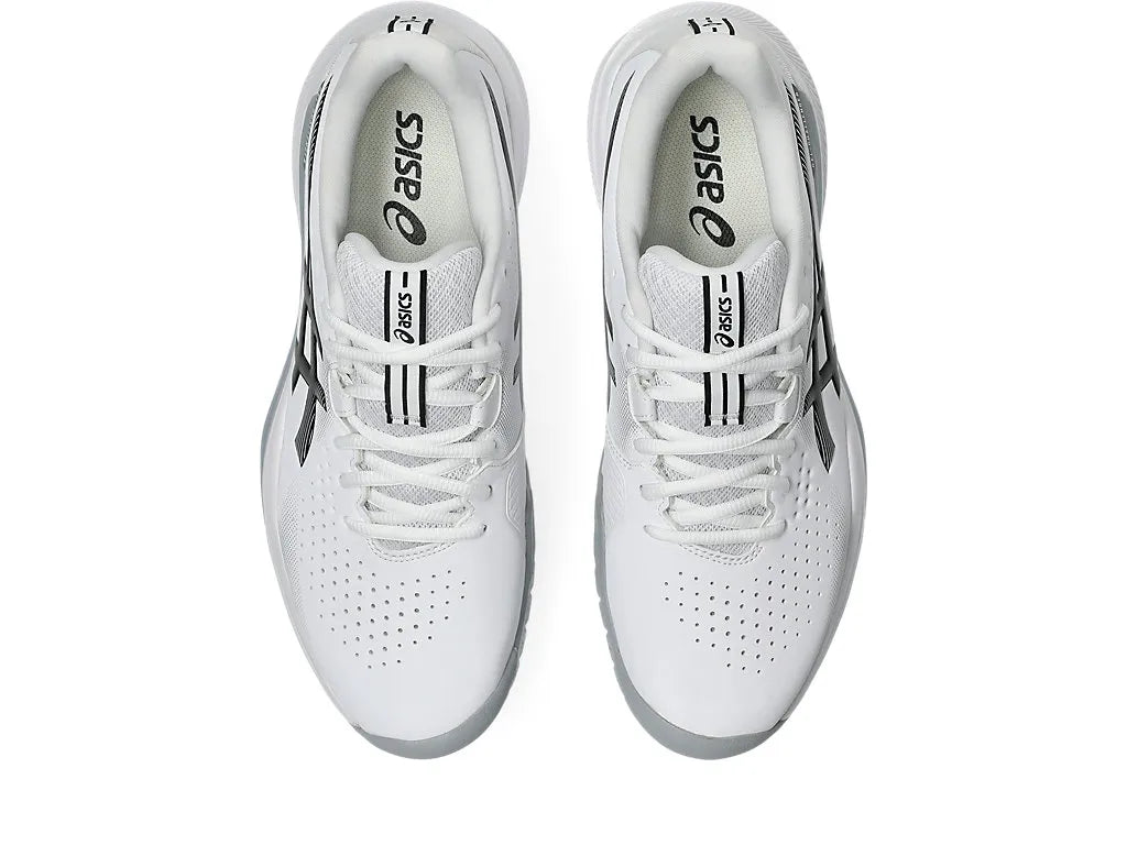 Asics Men's Gel Challenger 15 (Hardcourt) Tennis Shoe - White/Gunmetal