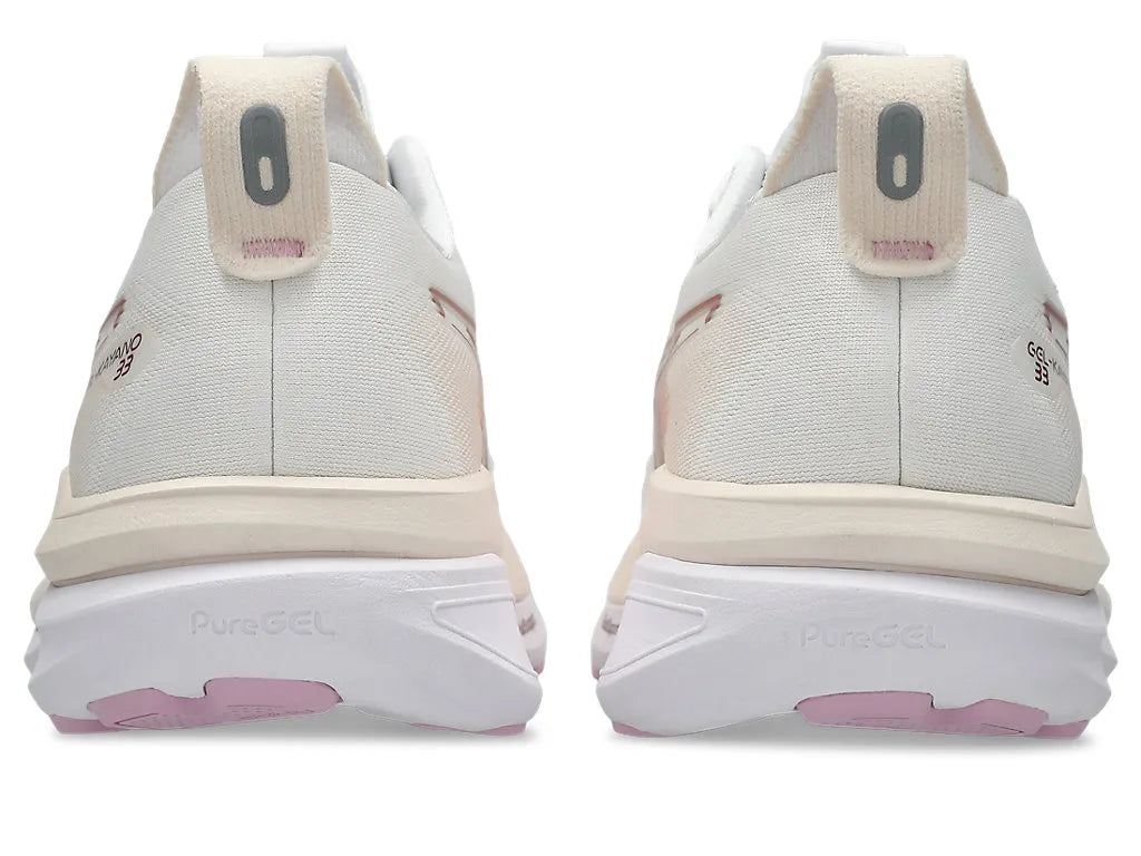 Asics Womens Gel Kayano 33- White/Hazy Lilac