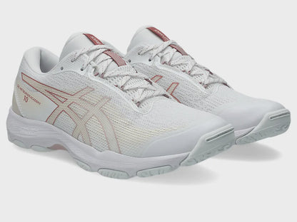 Asics Womens Gel Netburner Academy 10 - White/Morganite