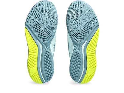 Asics Womens Gel Resolution 9 Wide (Hardcourt) Tennis Shoe - Soothing Sea/Gris Blue