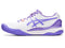 Asics Womens Gel Resolution 8 Wide (Hardcourt) Tennis Shoe - White/Amethyst