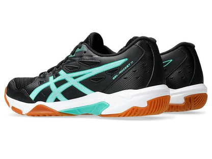 Asics Womens Gel Rocket 11 - Black/Illuminate Mint