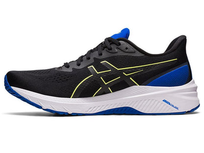 Asics Mens GT 1000 12 (2E) - Black/Glow Yellow