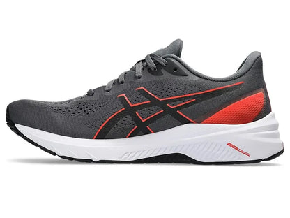 Asics Mens GT 1000 12 (2E) - Carrier Grey/True Red