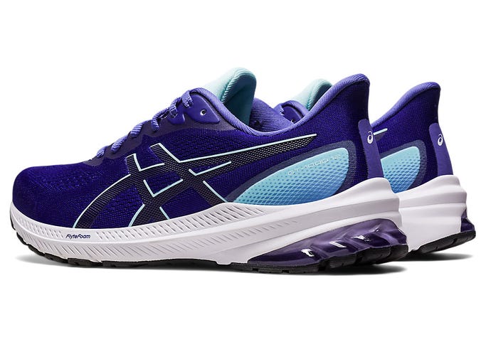 Asics Womens GT 1000 12 (D) - Eggplant/Aquamarine