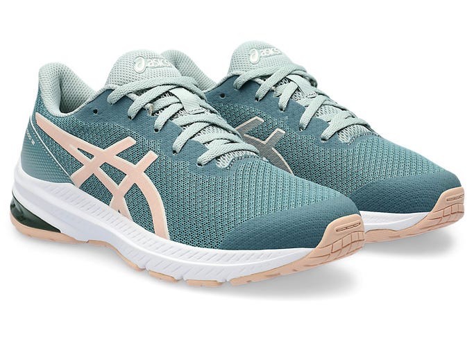 Asics Kid's GT 1000 12 GS - Foggy Teal/Pale Apricot
