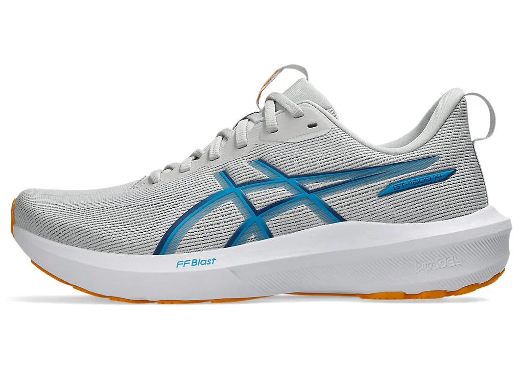Asics Mens GT 1000 14 (2E) - Cloudy Grey/Twilight Blue