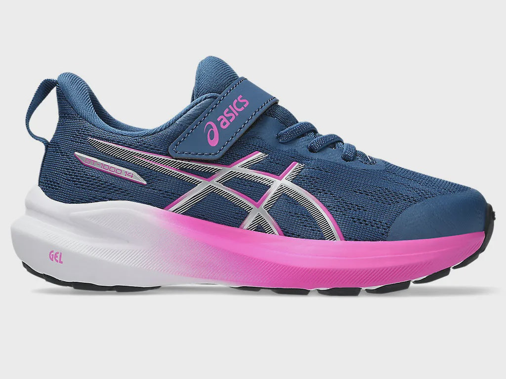 Asics Kids GT 1000 14 PS - Twilight Blue/Digital Sakura