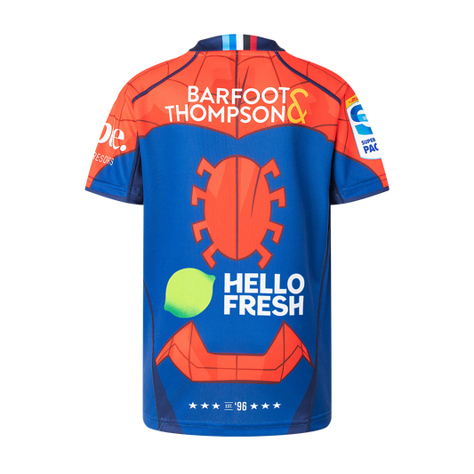 Classic Blues Youth Marvel Spiderman Jersey