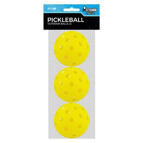 Formula Sports Pickleball Outdoor Balls - 3 Pack