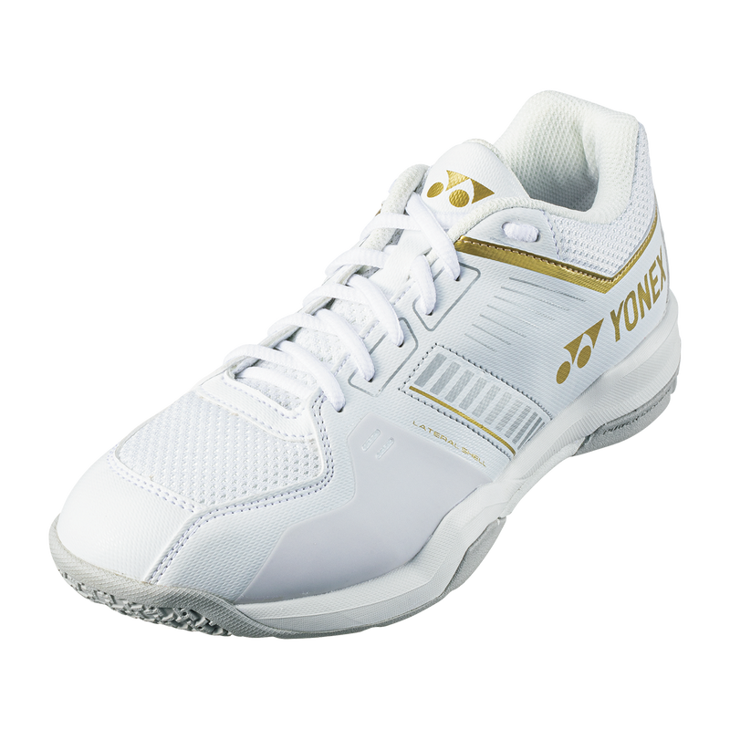 Yonex Power Cushion Strider Flow Unisex Badminton Shoes - White/Gold