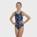 Zoggs Girls Flyback One Piece - Dragonfly