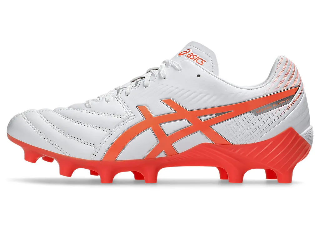 Asics Mens Lethal Flash IT 3 - White/Vivid Coral
