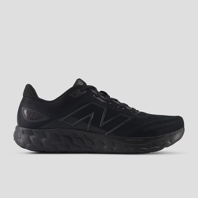 New Balance Mens Fresh Foam 680 v8 (2E) - Black