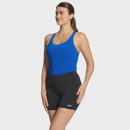 Zoggs Womens Mackenzie Mid-Thigh Shorts - Black