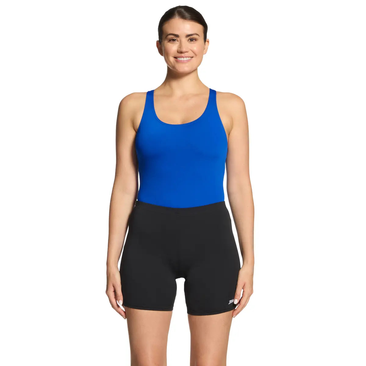 Zoggs Womens Mackenzie Mid-Thigh Shorts - Black