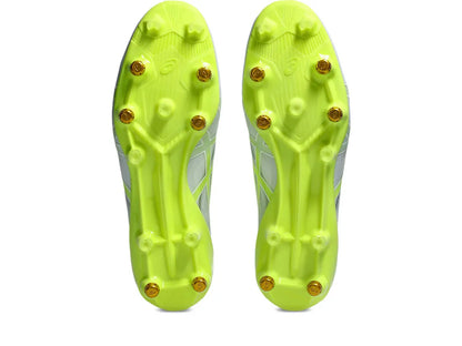 Asics Menace 5 Hybrid Boots - White/Safety Yellow