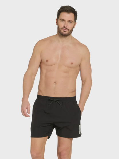 Zoggs Mens Kiama 15 Inch Shorts - Black