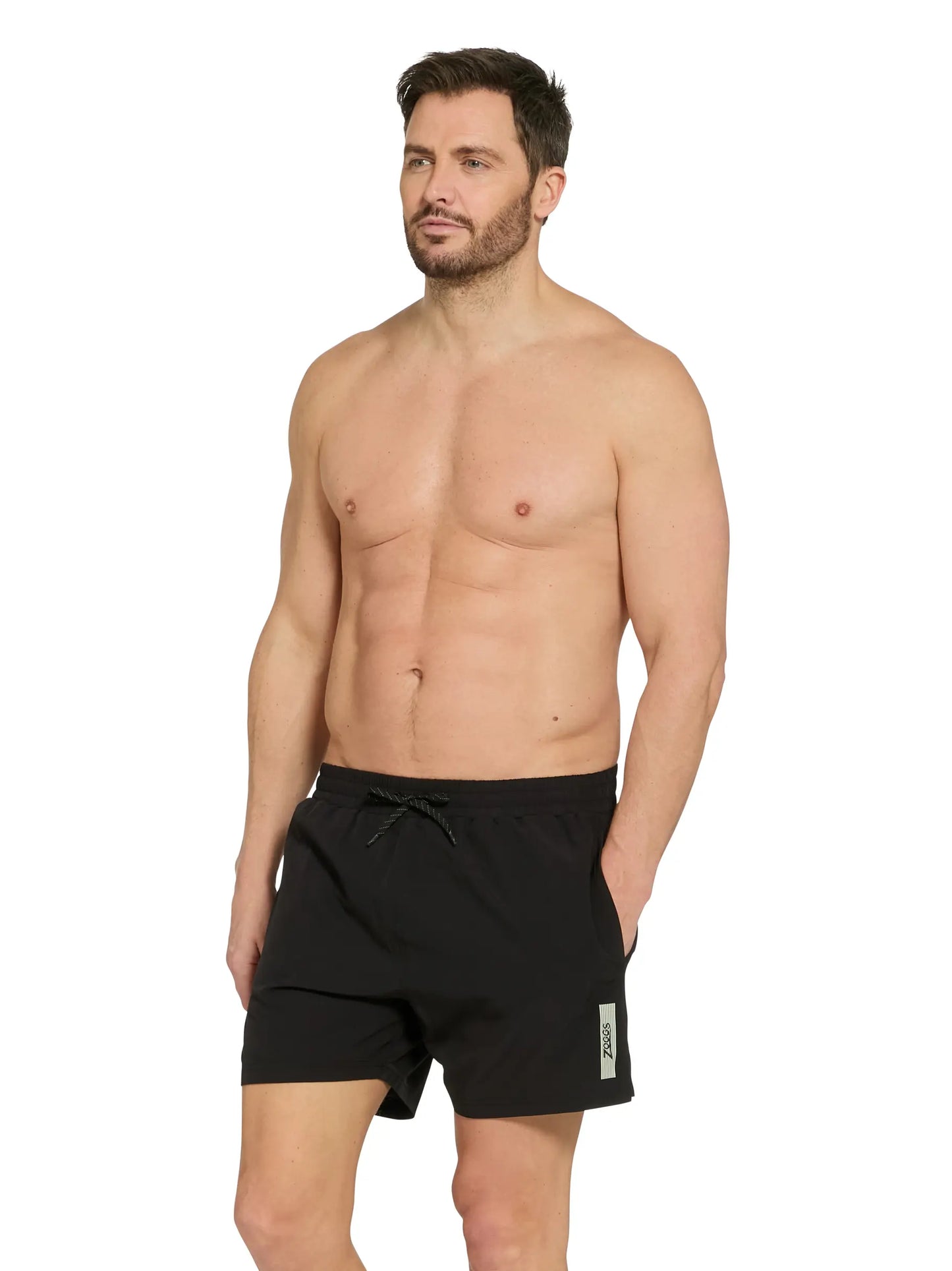 Zoggs Mens Kiama 15 Inch Shorts - Black